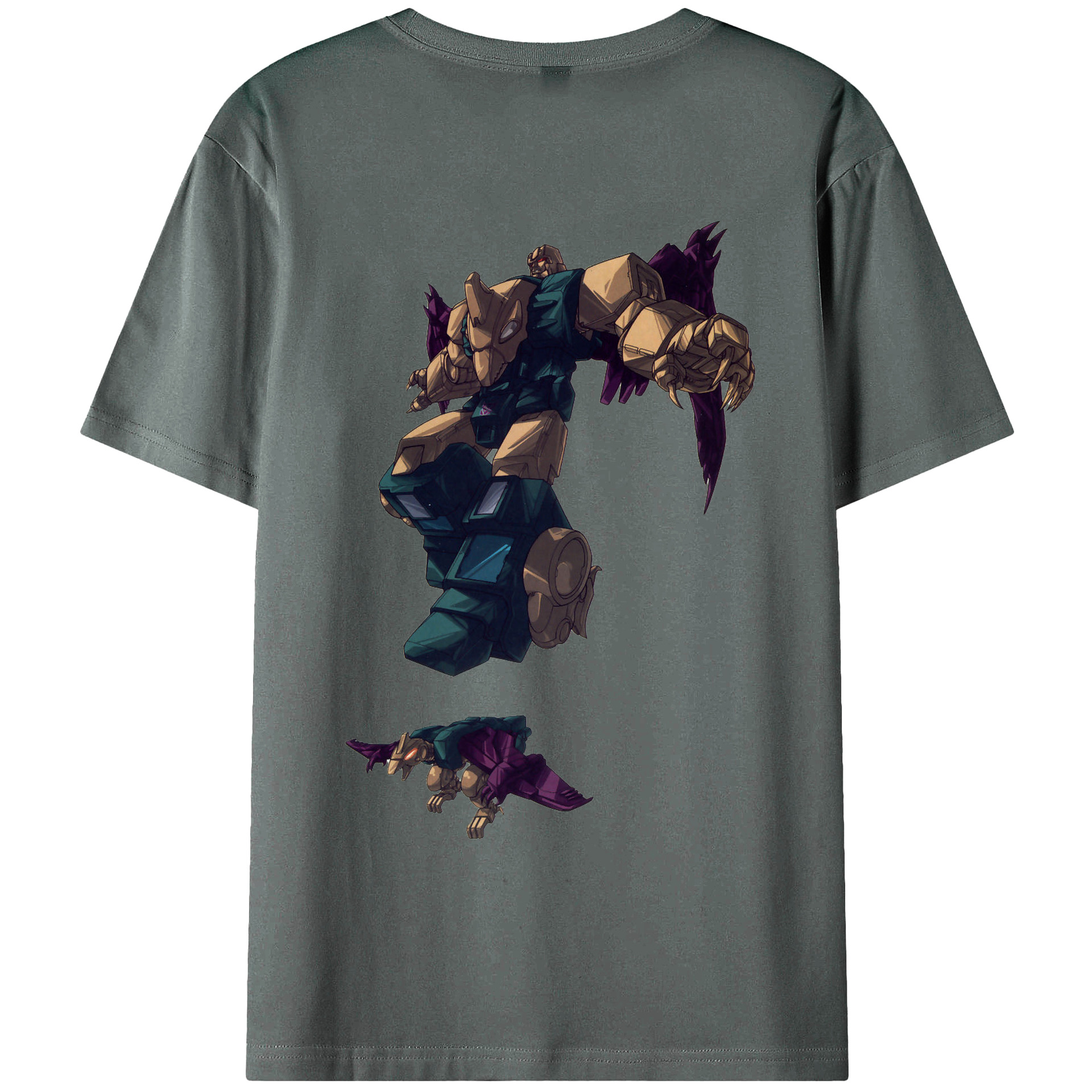 （画像用）  綿100％ メンズ半袖Tシャツ（バックプリント） 通気性